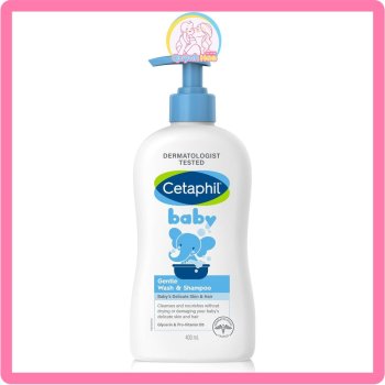 Sữa tắm gội toàn thân Cetaphil Baby Gentle Wash Shampoo, 400ml
