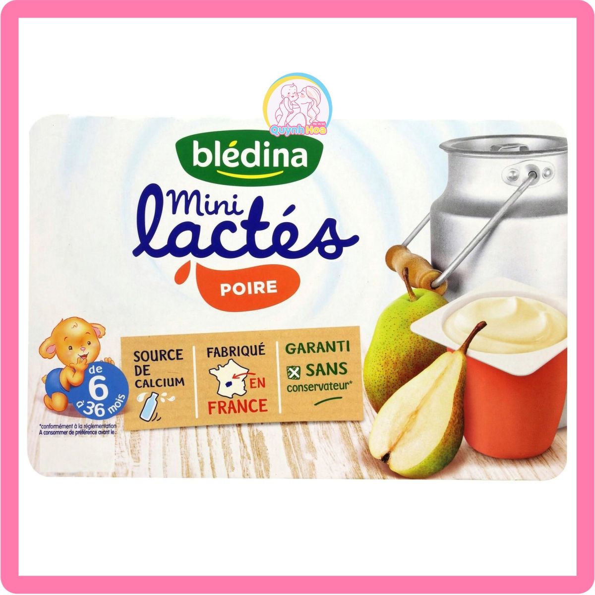 Sữa chua Bledina Pháp, 330g - VỊ LÊ [DATE 11/2024]