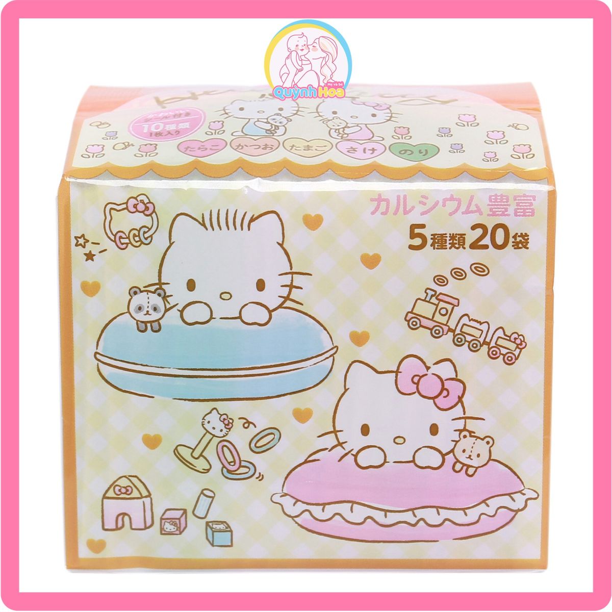 Gia vị rắc cơm Hello Kitty, 20x5g [DATE 01/2025] thumb 1