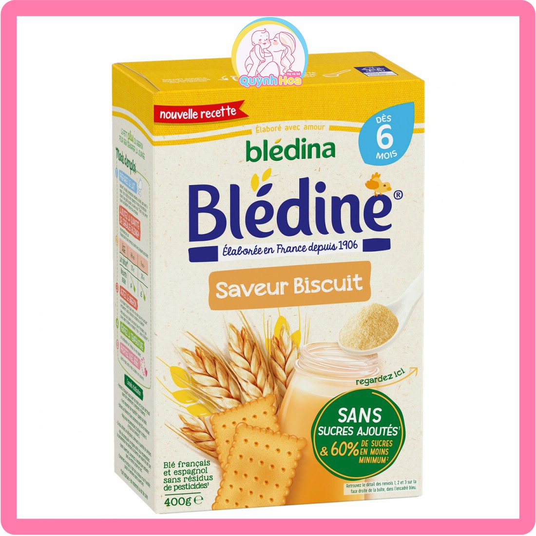 Bột lắc sữa Bledina Pháp - 6M VỊ BÍCH QUY 