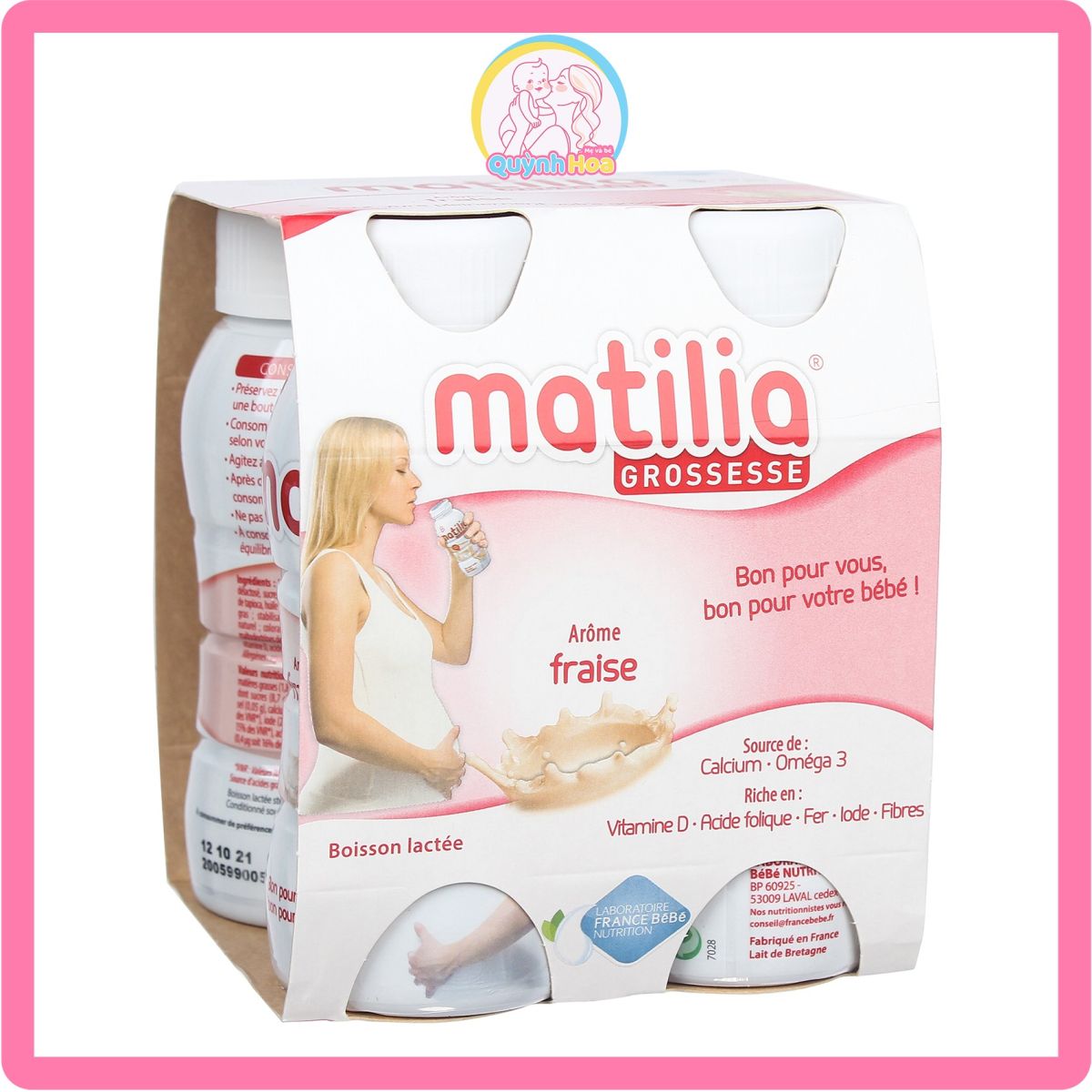 Sữa bầu Matilia vị dâu, 200ml [DATE 12/2024] thumb 1