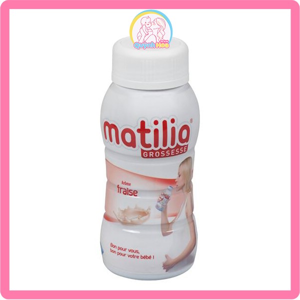 Sữa bầu Matilia vị dâu, 200ml [DATE 12/2024]
