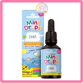 DHA Nature Aid Mini Drops dạng giọt, 50ml