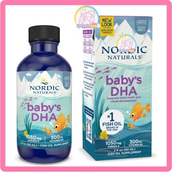 Siro Baby's DHA Omega-3 With Vitamin D3 Nordic Naturals, 60ml