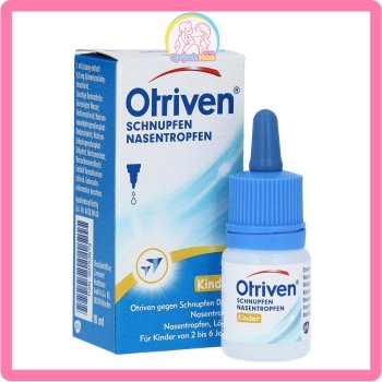 Nhỏ mũi Otriven màu vàng 0.05%, 10ml [DATE 06/2026]