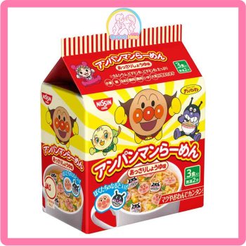 Mỳ chú hề Anpanman Nissin - MÀU ĐỎ MỲ RAMEN [DATE 09/2024]