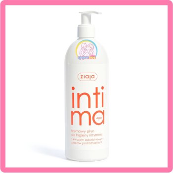 Dung dịch vệ sinh phụ nữ Intima Ziaja, 500ml - MÀU CAM