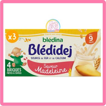 Sữa nước Bledina, 200ml - 9M VỊ BÁNH MỲ 