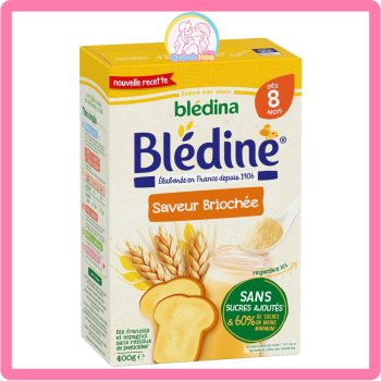 Bột lắc sữa Bledina Pháp - 8M VỊ BÁNH MỲ