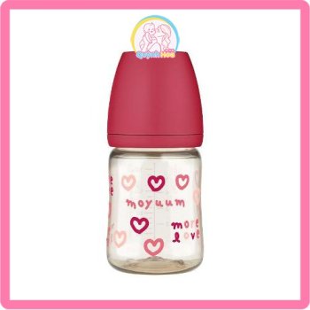 Bình sữa Moyuum, 170ml  - HÌNH TRÁI TIM ĐỎ