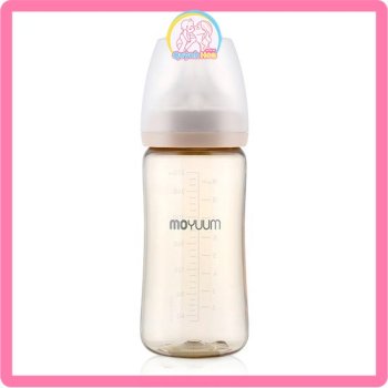 Bình sữa Moyuum, 270ml - CÓ NÚM - BÌNH TRƠN 