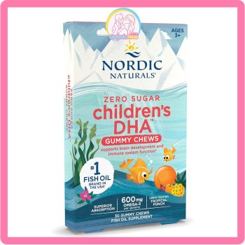Nordic Naturals Children's Eye Health Gummies - Kẹo dẻo Omega3, DHA tăng cường thị lực cho trẻ em, vị trái cây tự nhiên, hộp 30 viên 