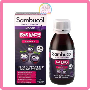 Tăng đề kháng Sambucol Kid, 120ml [DATE 06/2026]
