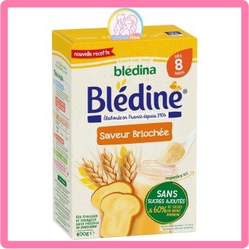 Bột lắc sữa Bledina Pháp - 8M VỊ BÁNH MỲ [DATE 02/2025]