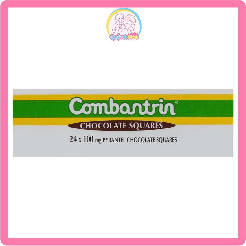 Tẩy giun Combantrin socola, 24 miếng [DATE 06/2026] thumb 1