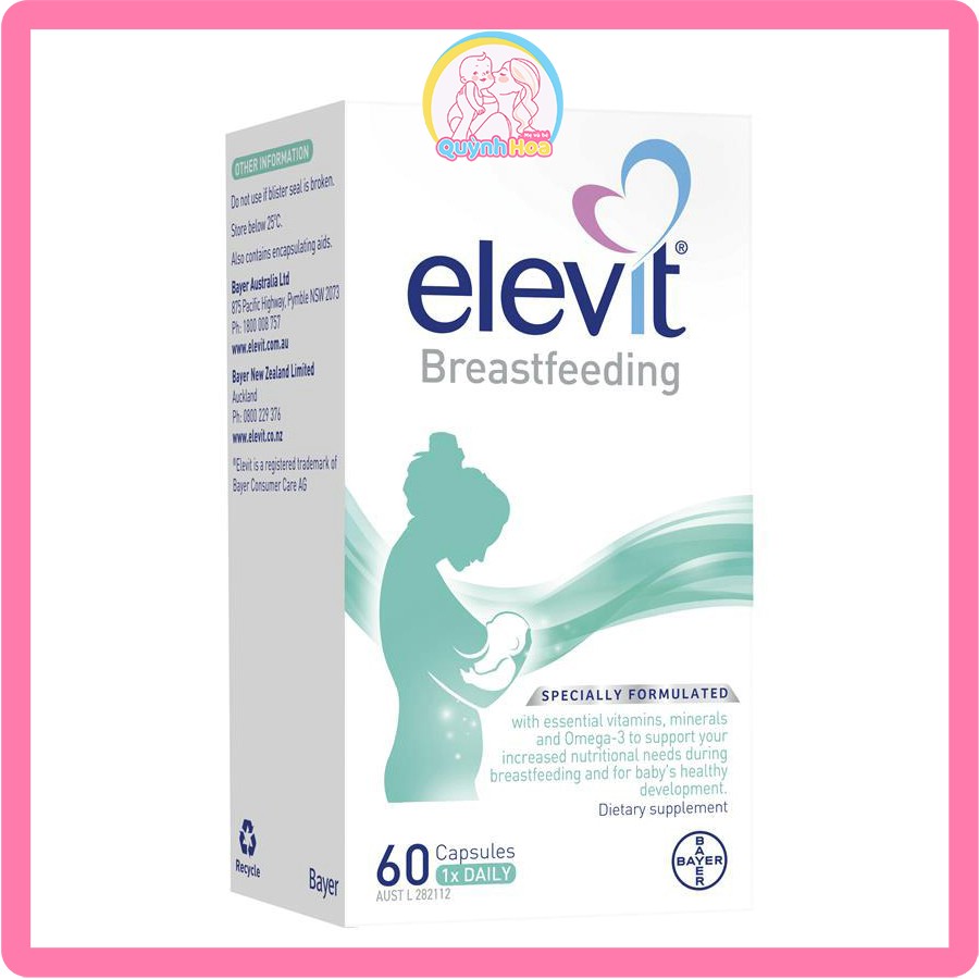 Vitamin tổng hợp Elevit cho con bú, 60 viên [DATE 09/2025]