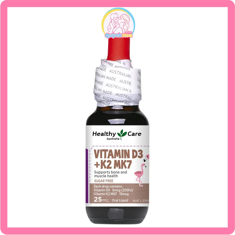 Vitamin D3K2 (D3 + K2 MK7) Healthy Care, 25ml  thumb 1