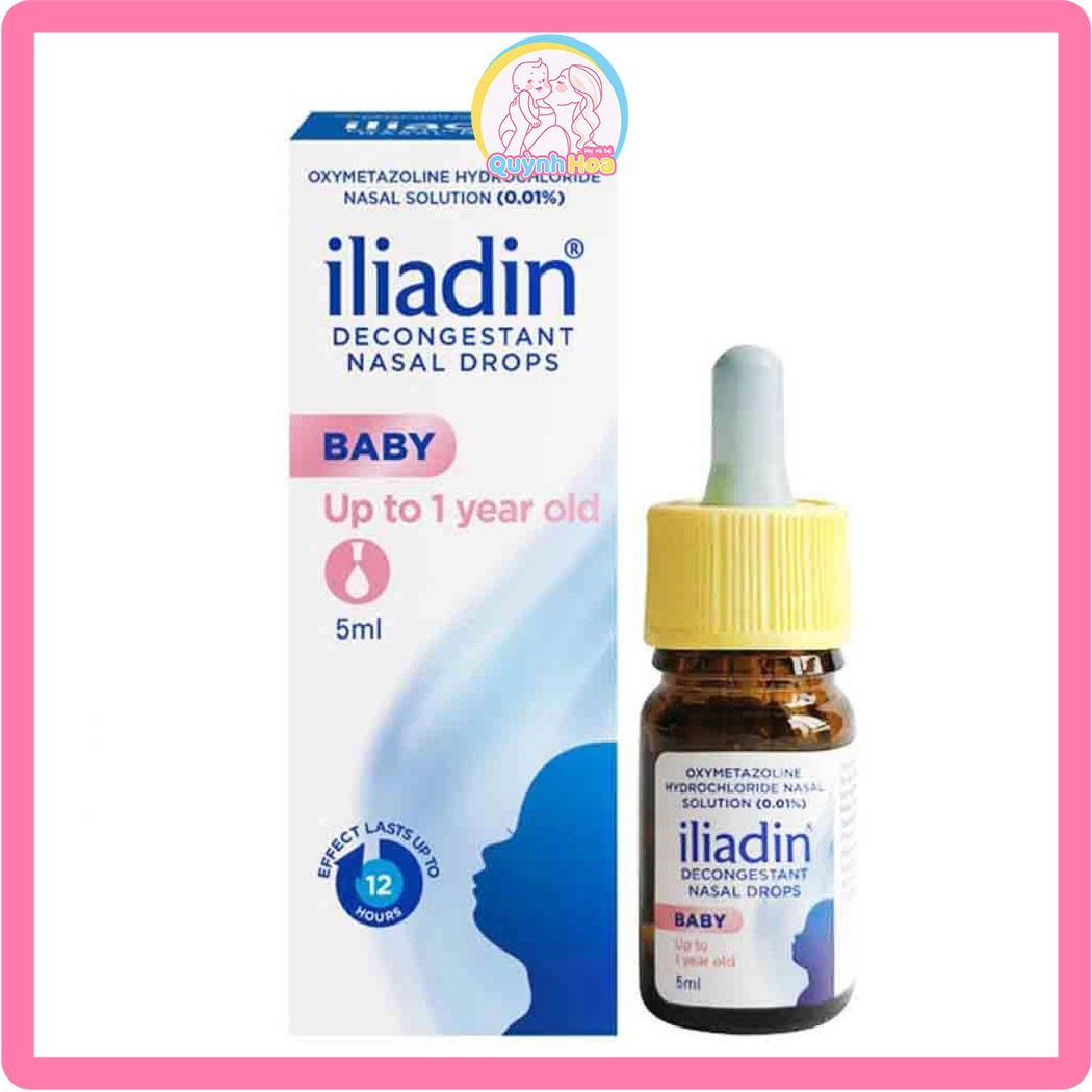 Nhỏ mũi Iliadin 0.01% màu hồng, 5ml [DATE 04/2026] thumb 1