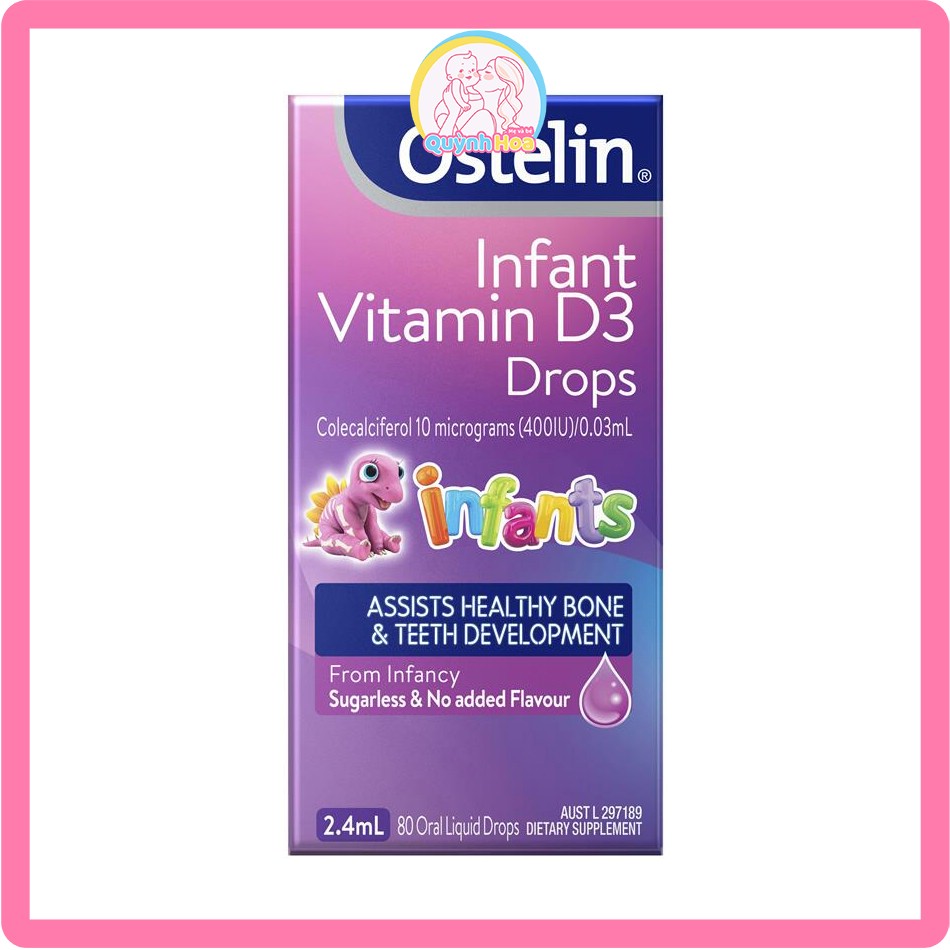 Vitamin D3 Drop Ostelin Infant Úc, 2.4ml [DATE 02/2025] thumb 1