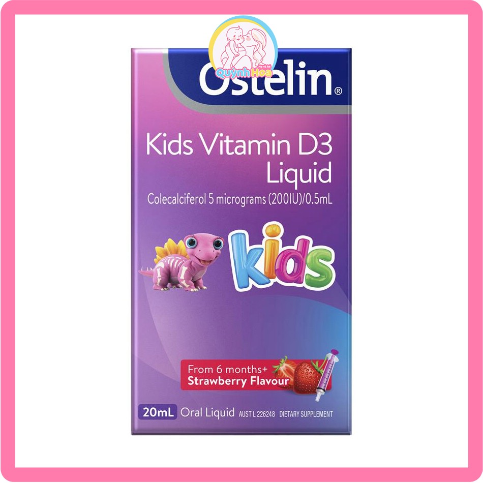 Vitamin D3 Ostelin Kid Úc, 20ml [DATE 02/2025] thumb 1