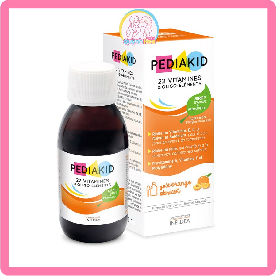 Siro Pediakid 22 vitamin, 125ml [DATE 05/2025] thumb 1