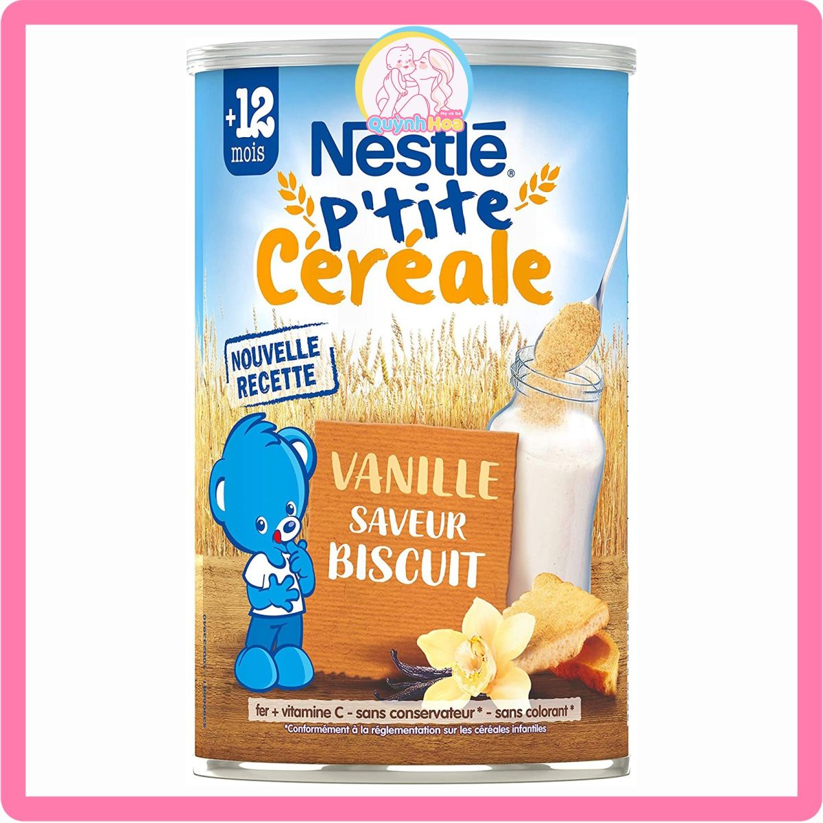 Bột lắc sữa Nestle Pháp - 12M  VỊ BÍCH QUY, VANI  thumb 1