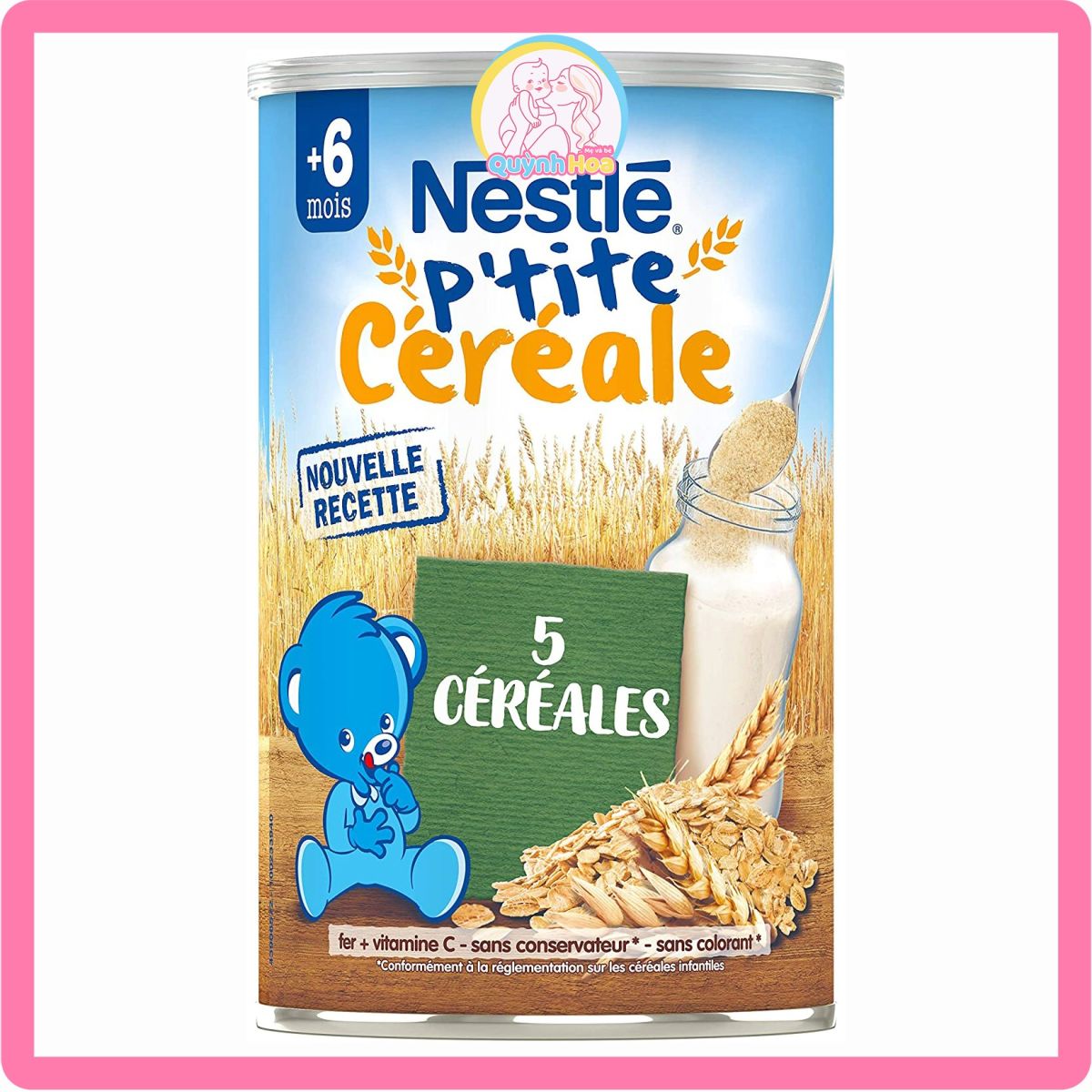 Bột lắc sữa Nestle Pháp - 6M VỊ NGŨ CỐC  thumb 1