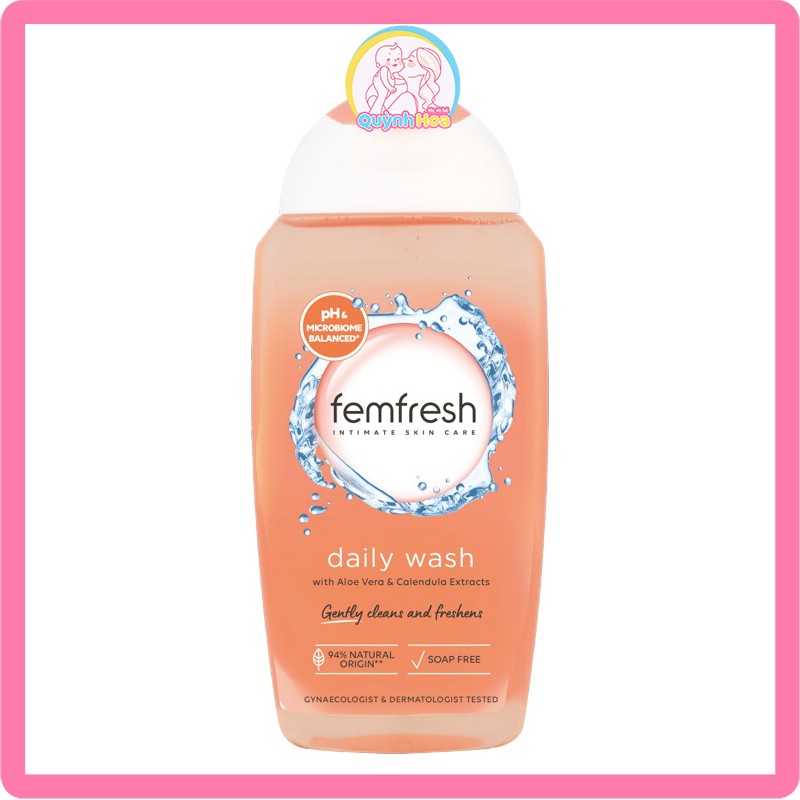 Dung dịch vệ sinh phụ nữ Femfresh Daily Intimate Wash, 250ml 