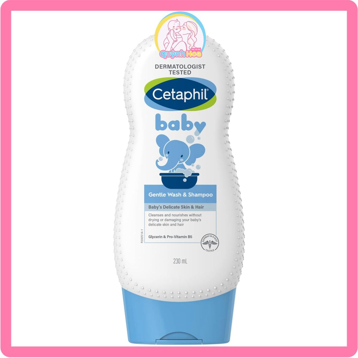 Sữa tắm gội toàn thân Cetaphil Baby Gentle Wash Shampoo, 230ml 