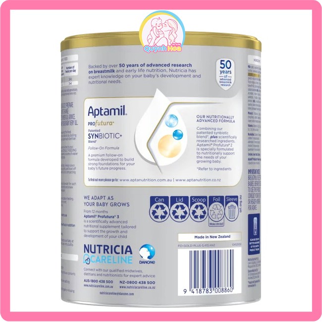 Sữa Aptamil Profutura Úc số 2, 900g [DATE 12/2025] thumb 1