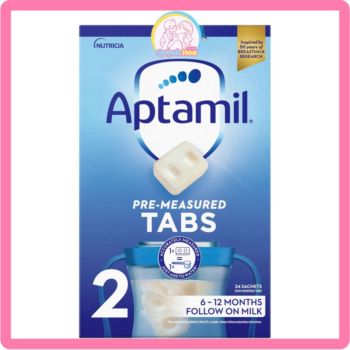 Sữa Aptamil Anh số 2 dạng thanh [DATE 02/2025] thumb 1