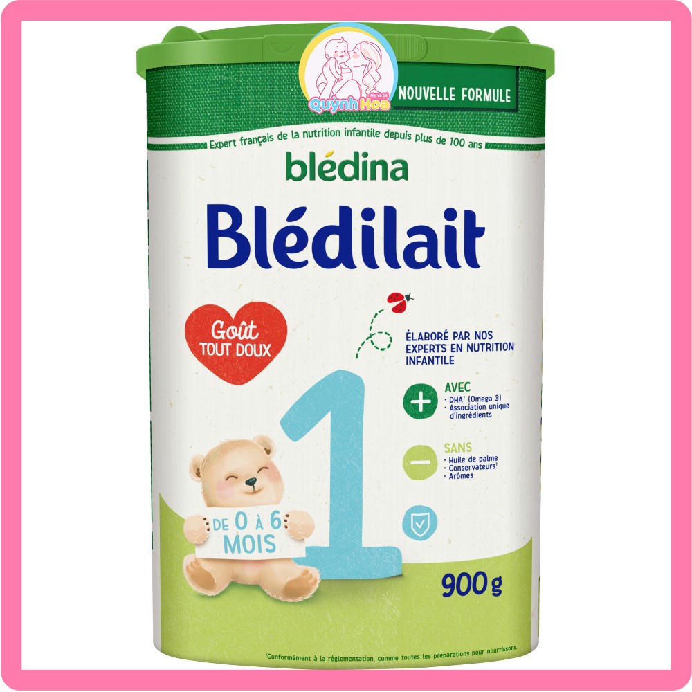 Sữa Bledina Bledilait, 900g - SỐ 1 [DATE 07/2024]
