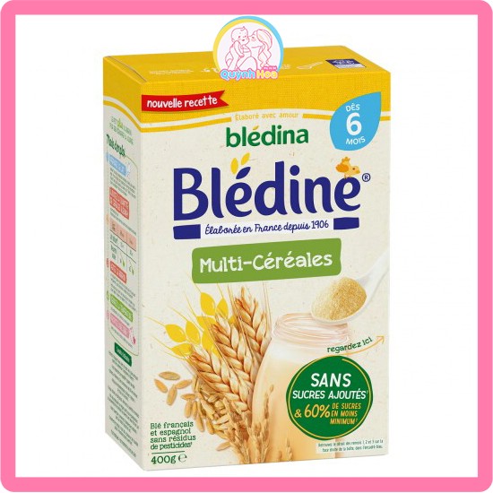 Bột lắc sữa Bledina Pháp - 6M VỊ NGŨ CỐC  thumb 1