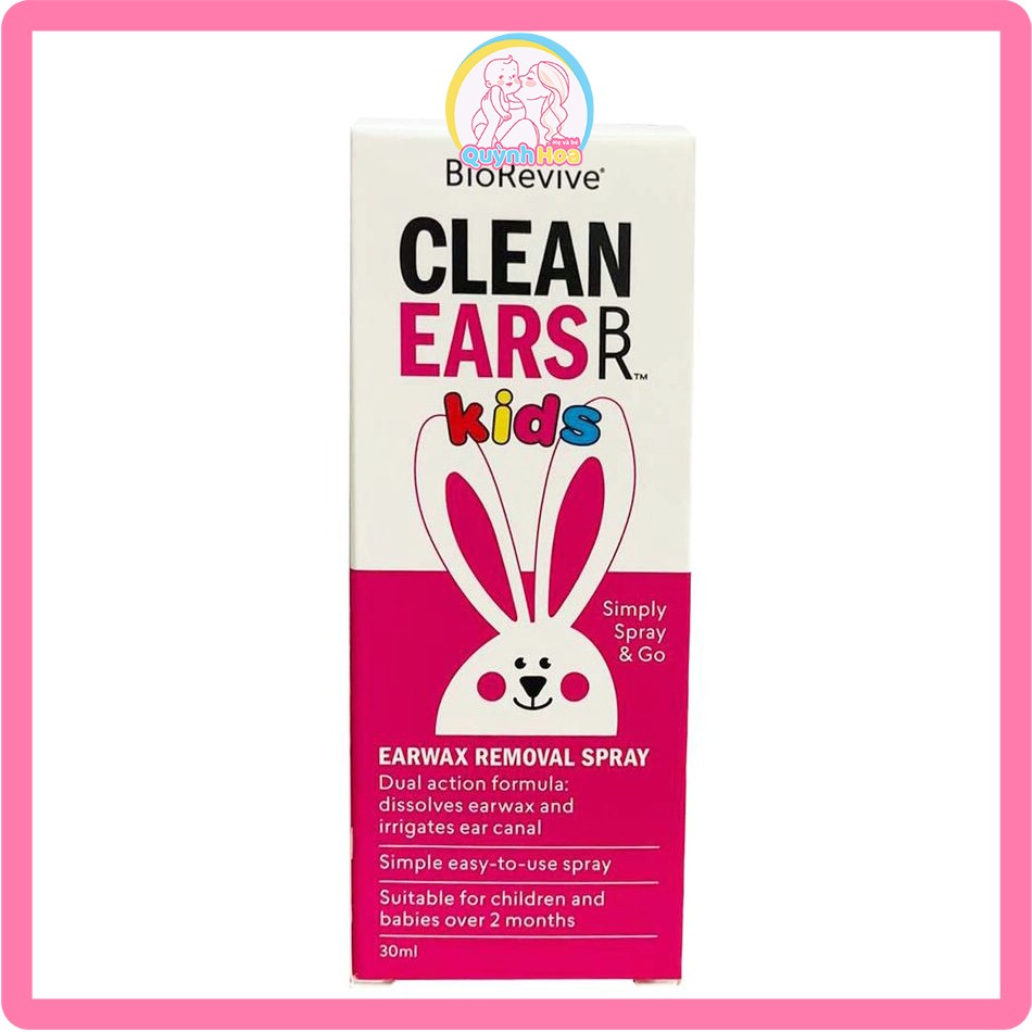 Xịt tan ráy tai Úc Clean Ears Kid, 30ml [DATE 07/2025] thumb 1