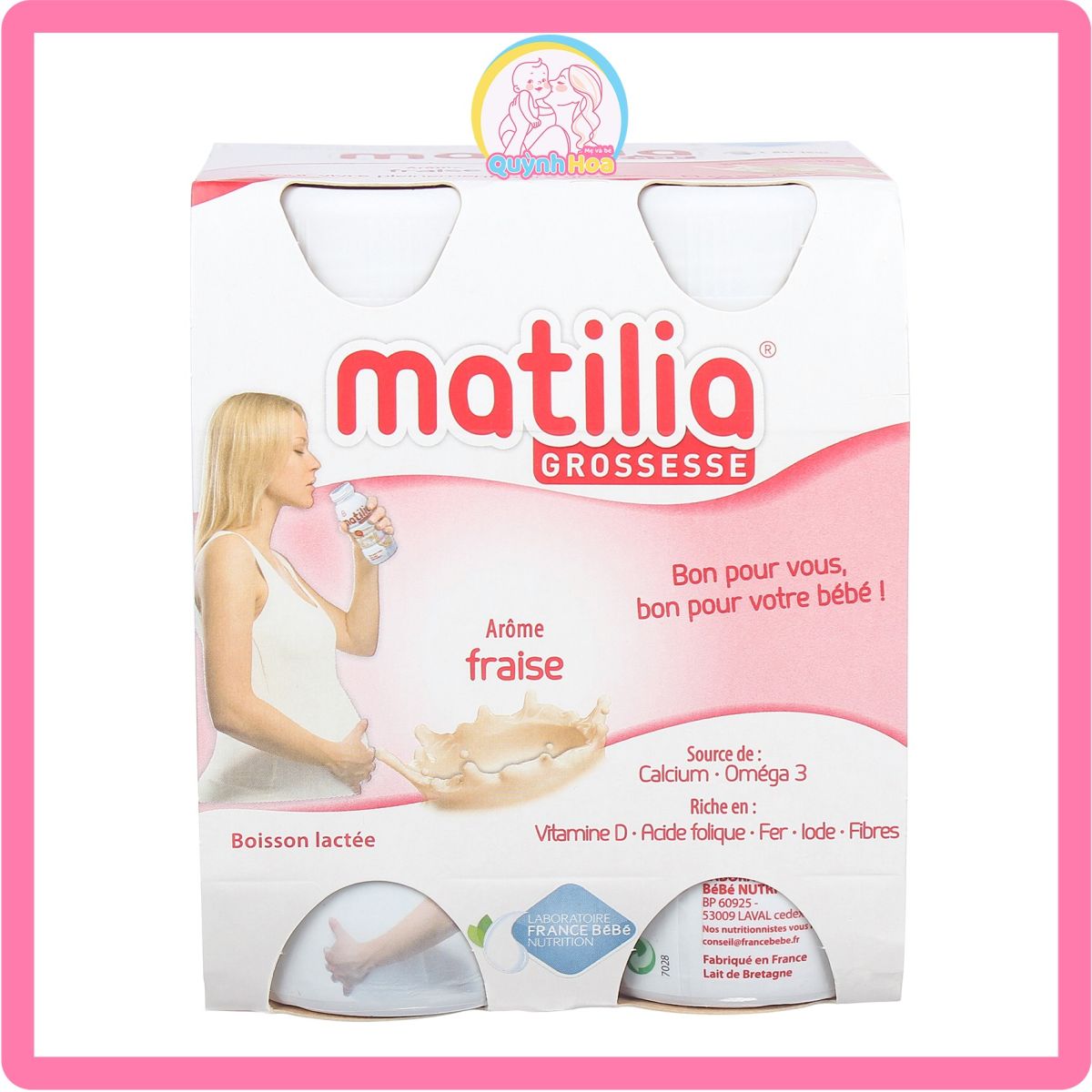 Sữa bầu Matilia vị dâu, 200ml [DATE 06/2025] thumb 1