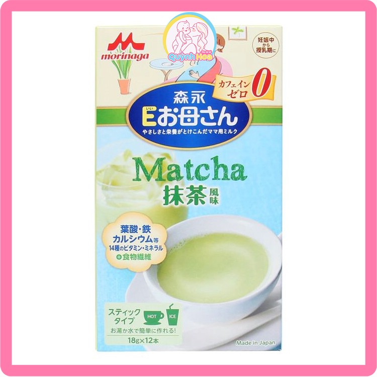 Sữa Morinaga bầu, vị trà xanh [DATE 05/2025]