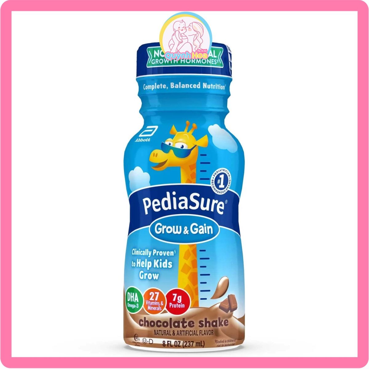Sữa nước Pediasure Mỹ, 200ml - VỊ SOCOLA