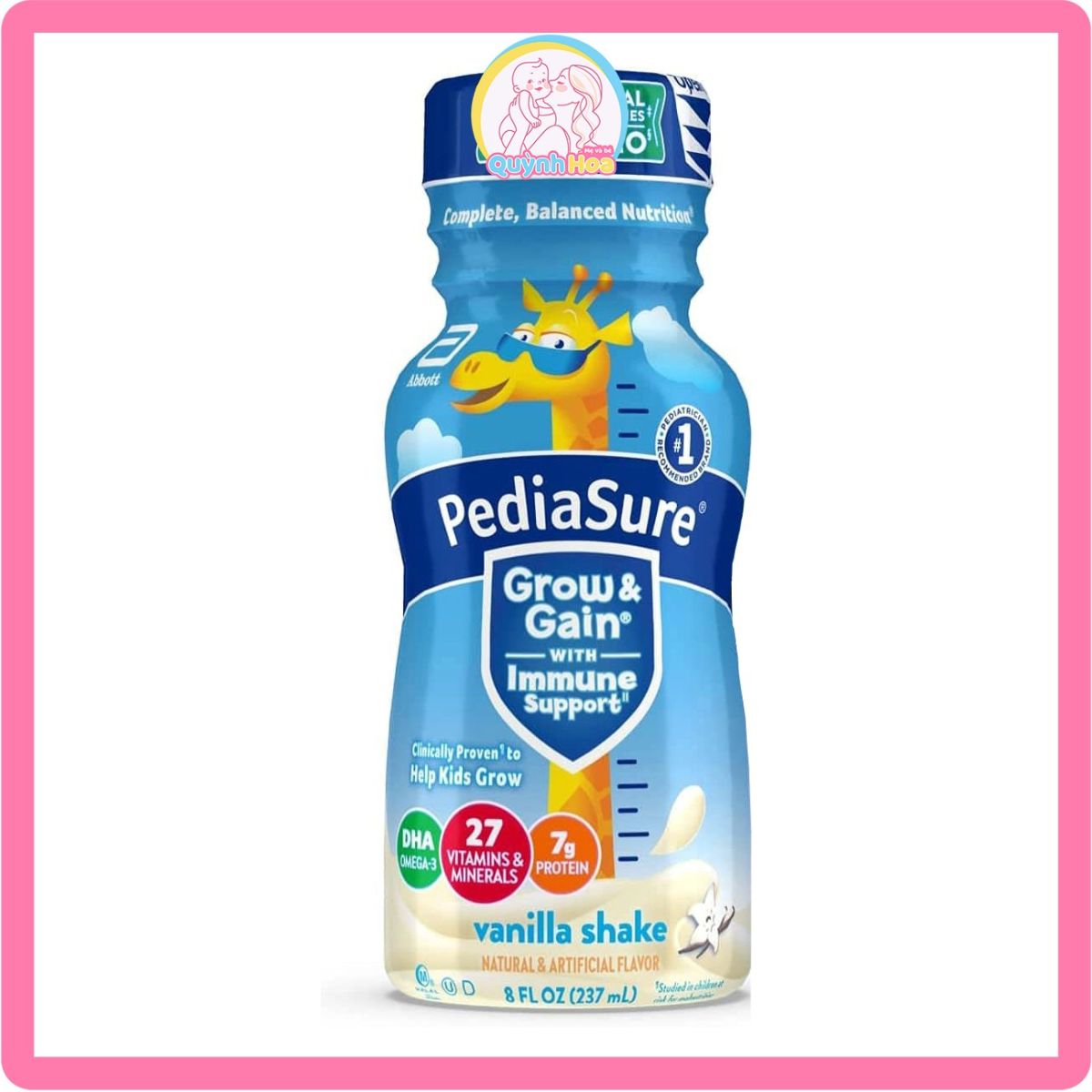 Sữa nước Pediasure Mỹ, 200ml - VỊ VANI [DATE 05/2024]